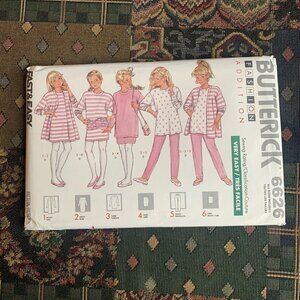 Butterick 6626 Girls’ Fashion Addition Pattern - All Sizes